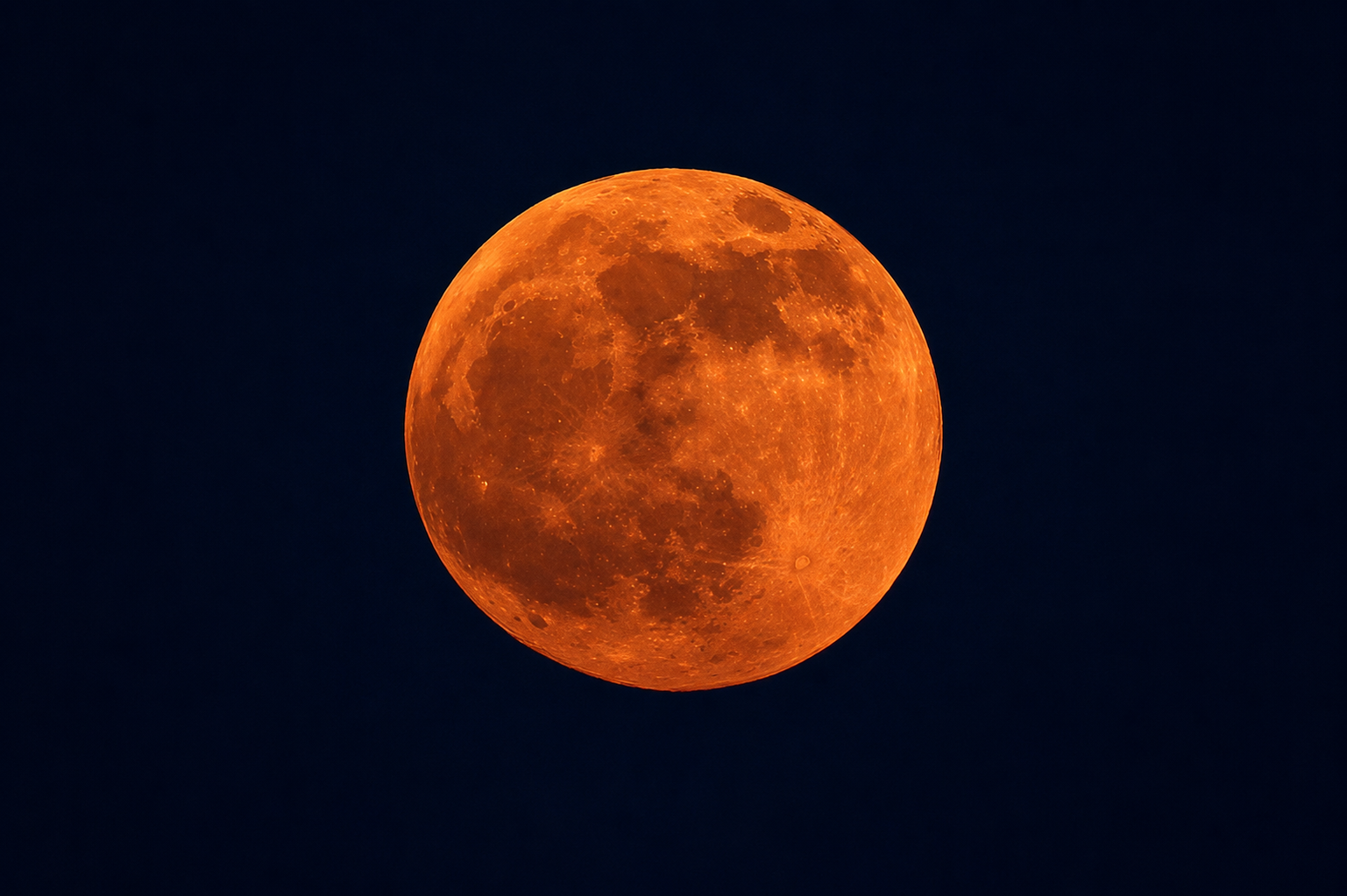 Orange moon